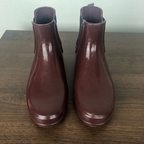 Hunter Shoes - Hunter Boots | Chelsea Oxblood Gloss Boots